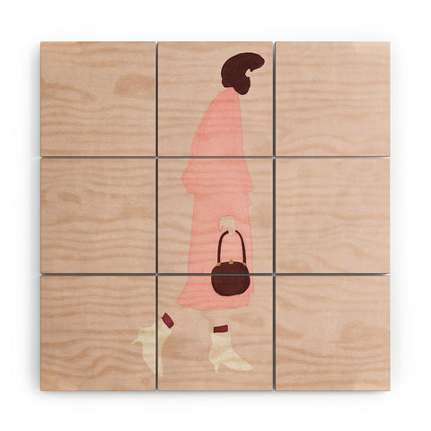 Megan Galante Peppermint 1 Wood Wall Mural