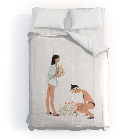 Megan Galante Picking Wildflowers Comforter