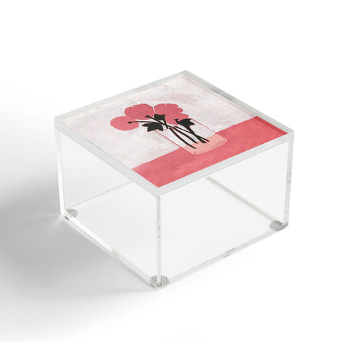 Megan Galante Poppies Art Acrylic Box