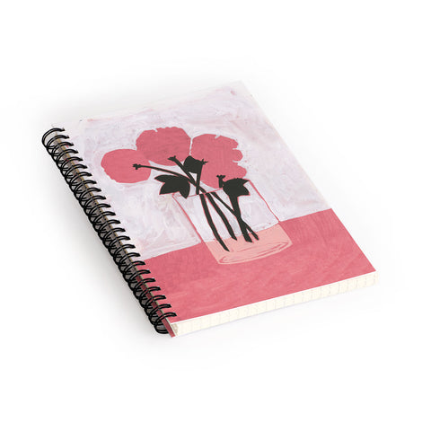 Megan Galante Poppies Art Spiral Notebook