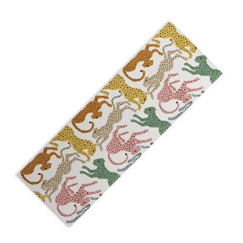 Megan Galante Rainbow Cheetah Yoga Mat