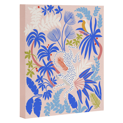 Megan Galante Rainforest Leopard Art Canvas