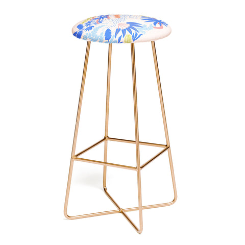 Megan Galante Rainforest Leopard Bar Stool