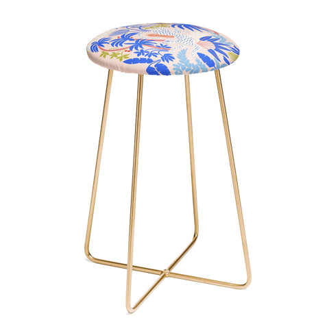 Megan Galante Rainforest Leopard Counter Stool