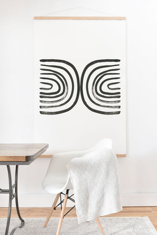 Megan Galante Round About Art Print And Hanger