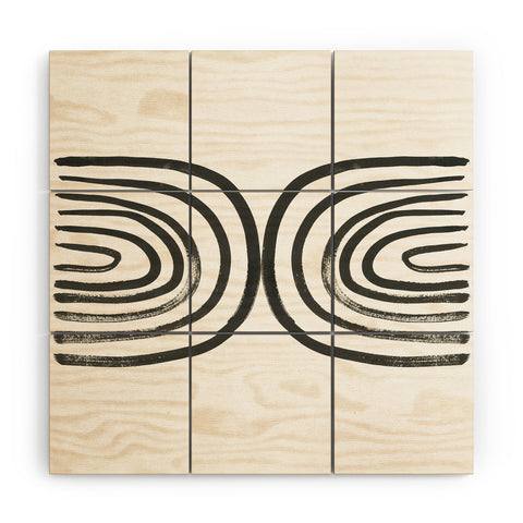 Megan Galante Round About Wood Wall Mural