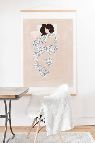 Megan Galante Sleeping in Art Print And Hanger