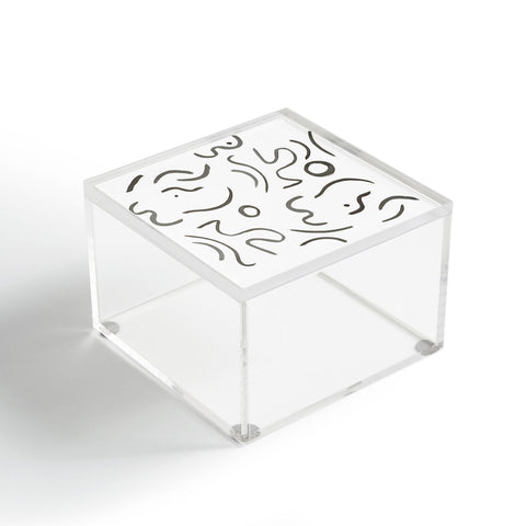 Megan Galante Stroke Abstract Acrylic Box