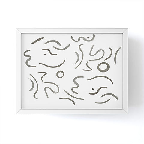 Megan Galante Stroke Abstract Framed Mini Art Print