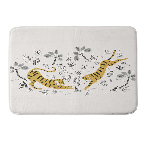 Megan Galante Tiger Dive Memory Foam Bath Mat