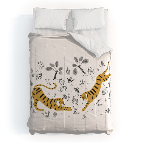 Megan Galante Tiger Dive Comforter