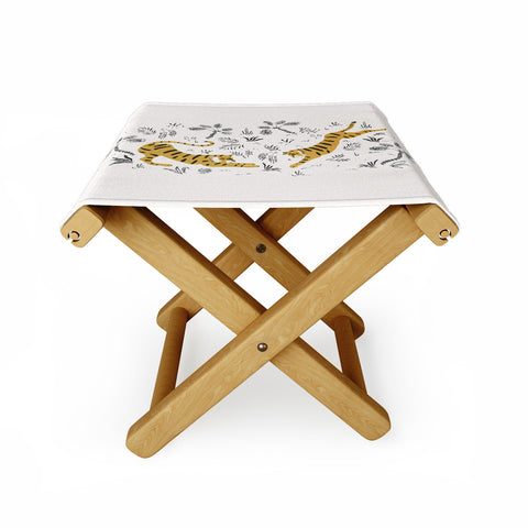 Megan Galante Tiger Dive Folding Stool