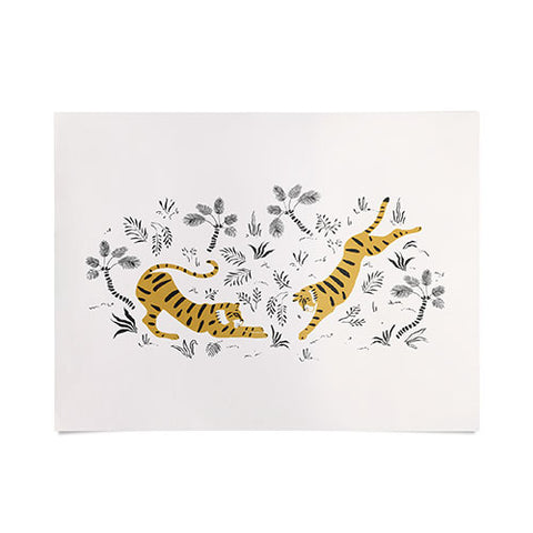 Megan Galante Tiger Dive Poster