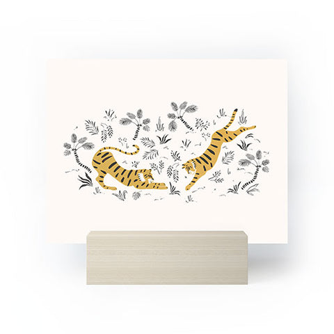 Megan Galante Tiger Dive Mini Art Print