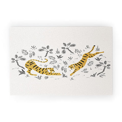 Megan Galante Tiger Dive Welcome Mat