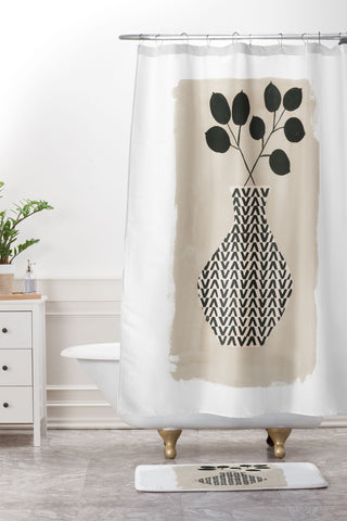 Megan Galante Vadim Vase Shower Curtain And Mat