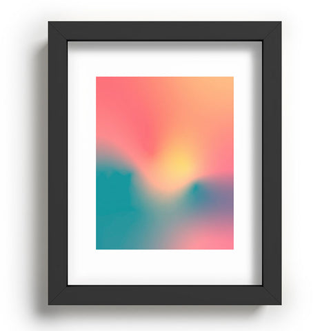 Metron Abstract Gradient Recessed Framing Rectangle