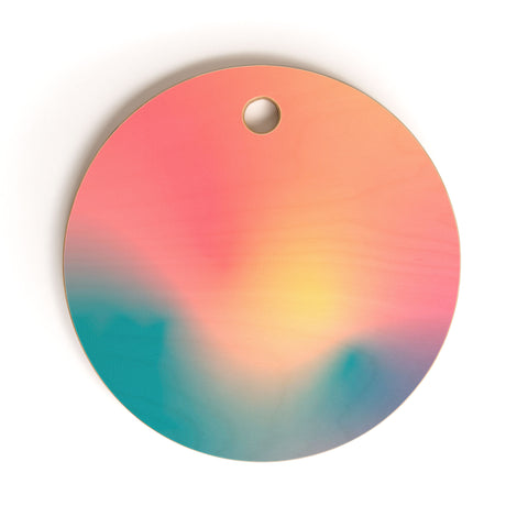 Metron Abstract Gradient Cutting Board Round