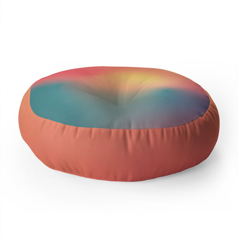 Metron Abstract Gradient Floor Pillow Round