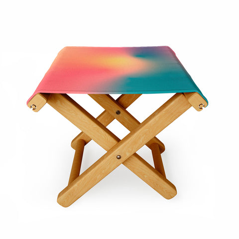 Metron Abstract Gradient Folding Stool