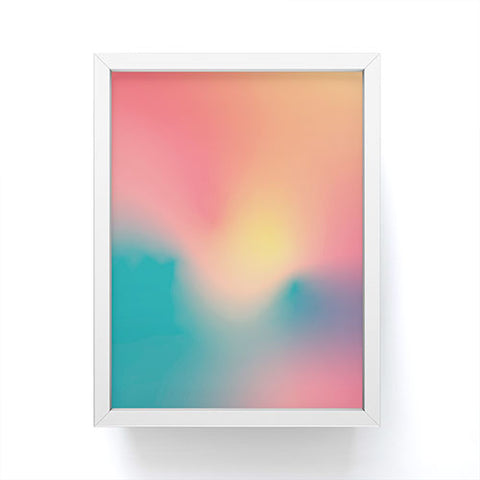 Metron Abstract Gradient Framed Mini Art Print