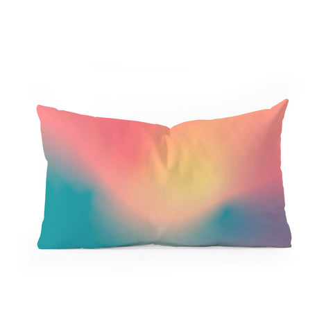 Metron Abstract Gradient Oblong Throw Pillow