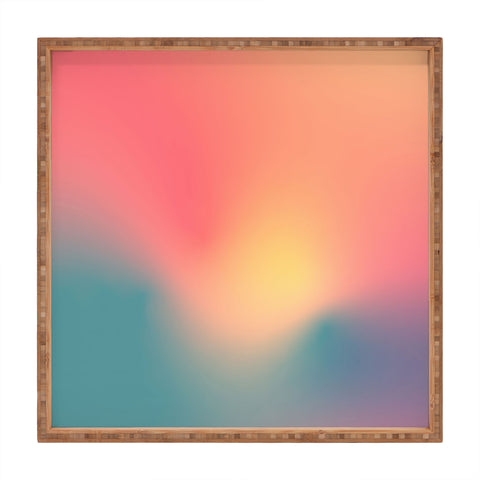 Metron Abstract Gradient Square Tray