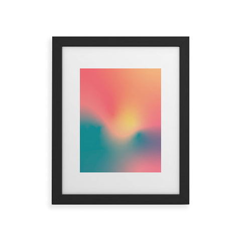 Metron Abstract Gradient Framed Art Print