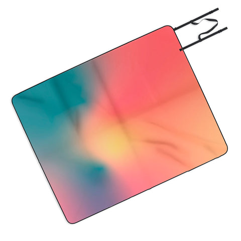 Metron Abstract Gradient Picnic Blanket