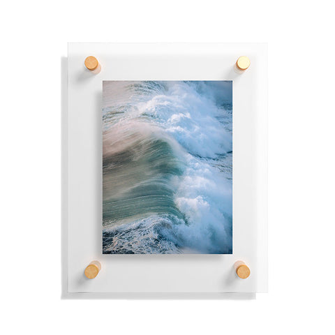 Michael Schauer Crashing Wave in the evening Floating Acrylic Print