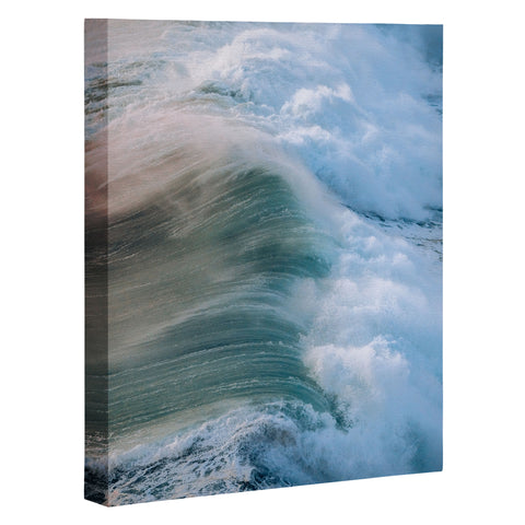 Michael Schauer Crashing Wave in the evening Art Canvas