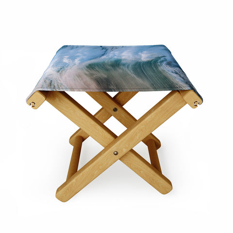 Michael Schauer Crashing Wave in the evening Folding Stool