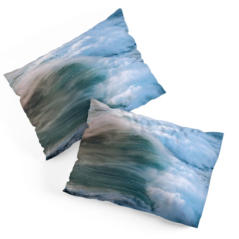 Michael Schauer Crashing Wave in the evening Pillow Shams