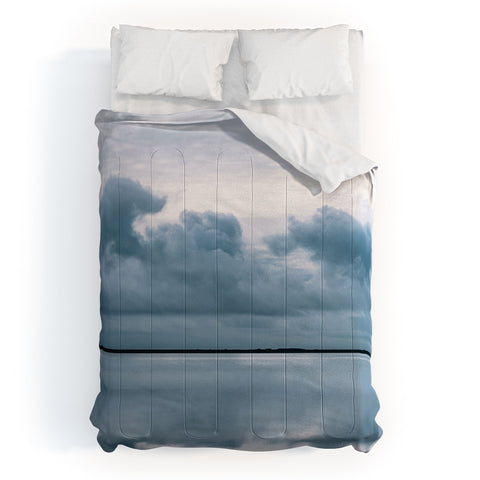Michael Schauer Epic Sky reflection in Iceland Comforter