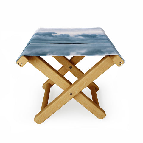 Michael Schauer Epic Sky reflection in Iceland Folding Stool