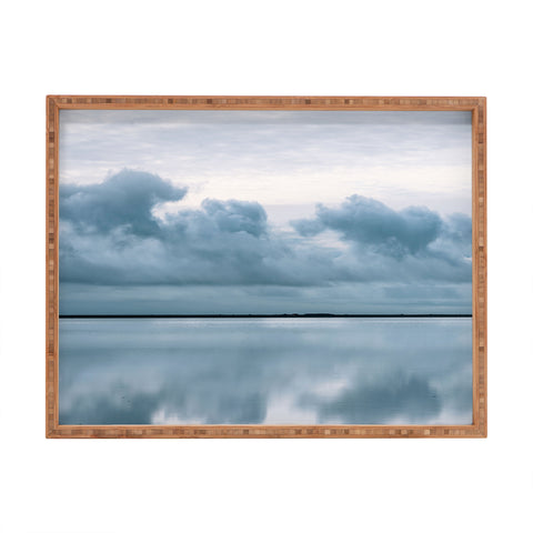 Michael Schauer Epic Sky reflection in Iceland Rectangular Tray