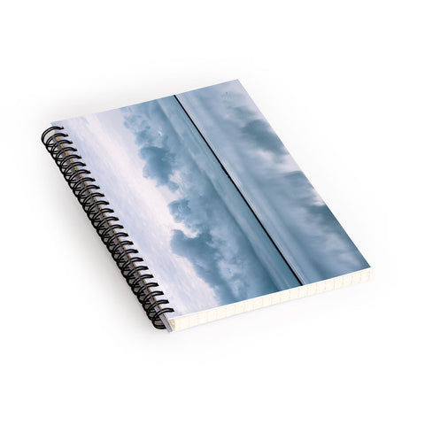 Michael Schauer Epic Sky reflection in Iceland Spiral Notebook