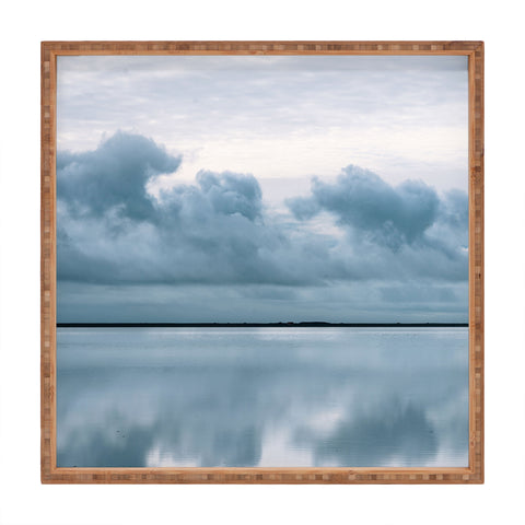 Michael Schauer Epic Sky reflection in Iceland Square Tray