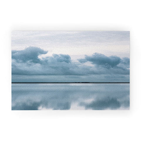 Michael Schauer Epic Sky reflection in Iceland Welcome Mat