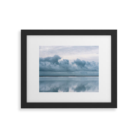 Michael Schauer Epic Sky reflection in Iceland Framed Art Print