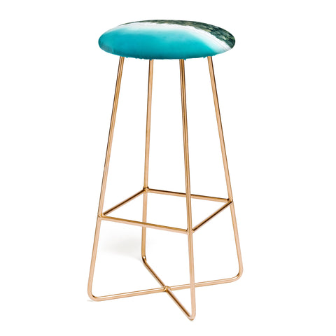 Michael Schauer Green and Blue Symmetry Bar Stool