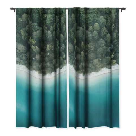 Michael Schauer Green and Blue Symmetry Blackout Non Repeat