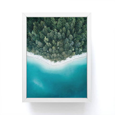 Michael Schauer Green and Blue Symmetry Framed Mini Art Print