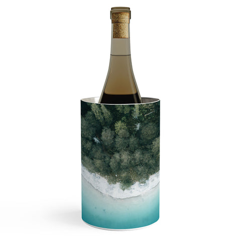 Michael Schauer Green and Blue Symmetry Wine Chiller