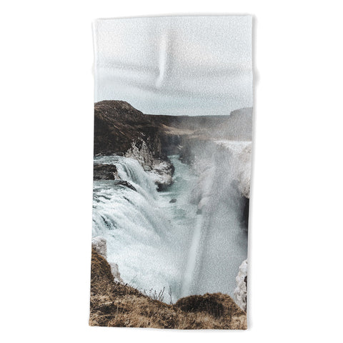 Michael Schauer Gullfoss Beach Towel
