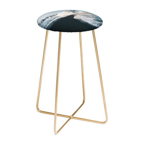 Michael Schauer Iceland Mountain Beach Counter Stool