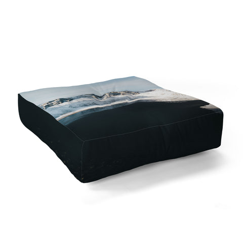 Michael Schauer Iceland Mountain Beach Floor Pillow Square