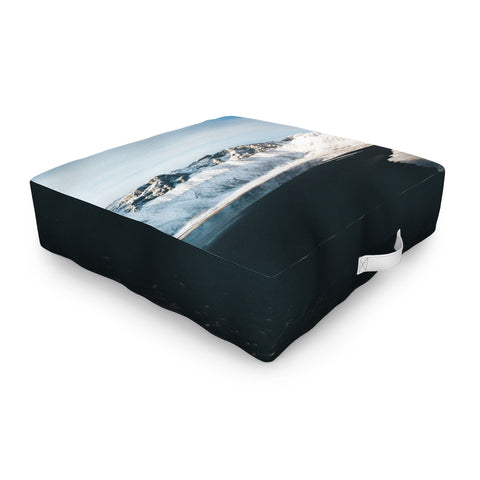 Michael Schauer Iceland Mountain Beach Outdoor Floor Cushion