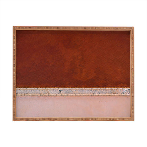 Michael Schauer Minimal and abstract aerial view Rectangular Tray