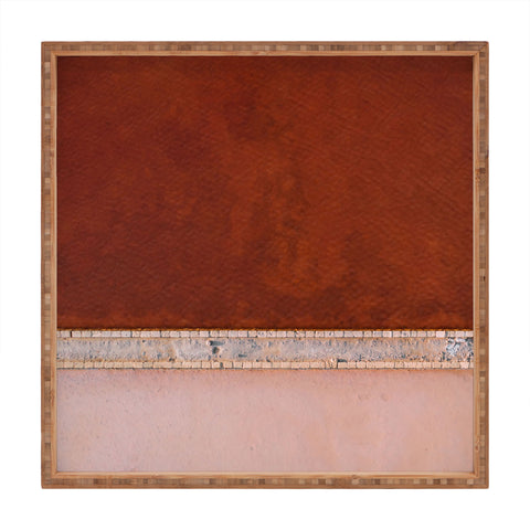 Michael Schauer Minimal and abstract aerial view Square Tray